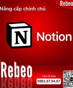Notion Plus Nâng cấp chính chủ giá rẻ