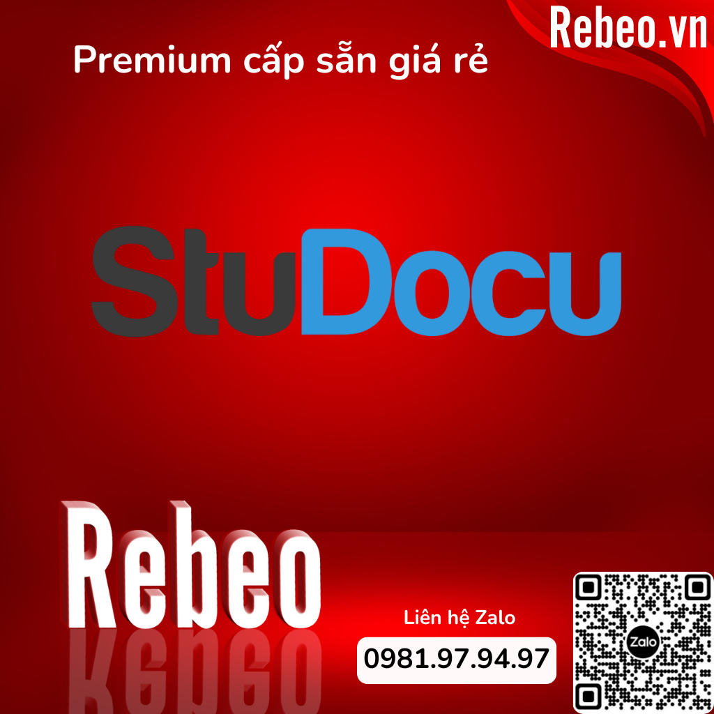 Tài khoản StuDocu Premium 12 tháng giá rẻ