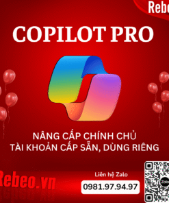 Tài Khoản Copilot Pro Chính Chủ Giá Rẻ 1 Tháng - REBEO Shop