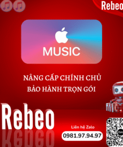 Tài Khoản Chính Chủ Apple Music 12 Tháng Giá Rẻ