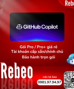 Tài khoản GitHub Copilot Pro / Pro+ Giá Rẻ