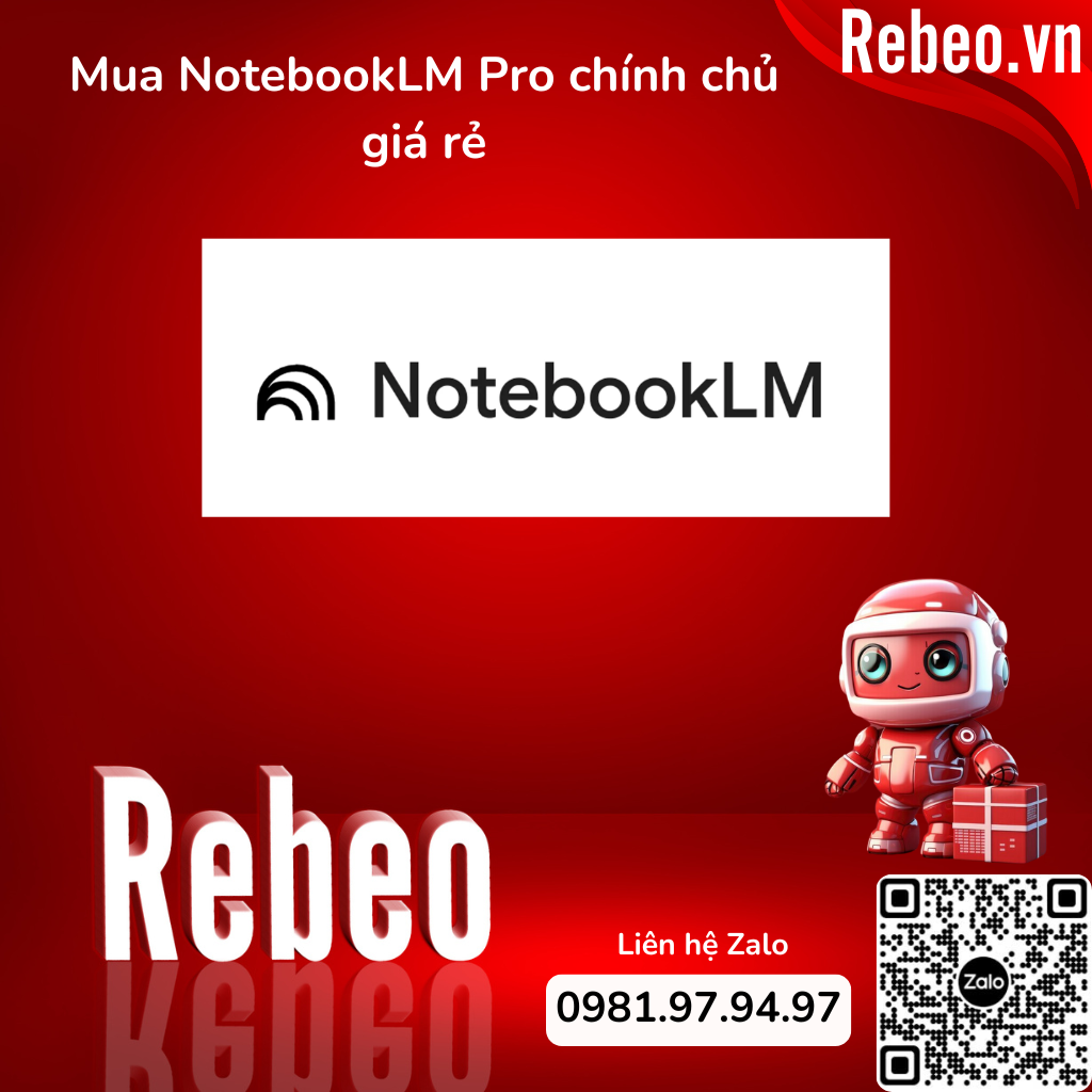 Mua Tài Khoản NotebookLM Pro giá rẻ