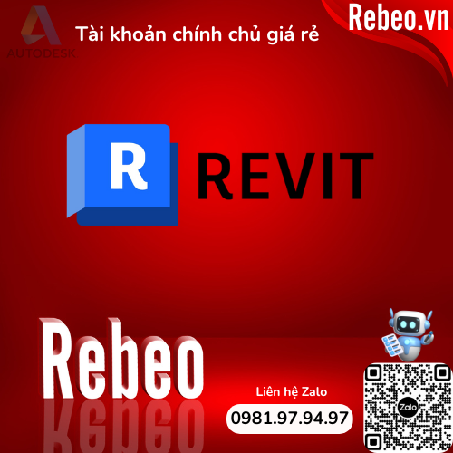 Nâng Cấp Tài Khoản Revit Chính Chủ, Giá Rẻ Tại Rebeo Shop
