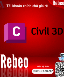 Nâng Cấp Tài Khoản Civil 3D Chính Chủ 12 Tháng, Giá Rẻ Tại Rebeo Shop