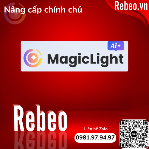 Tài khoản MagicLight AI Chính Chủ 1 Tháng Giá Rẻ - Rebeo Shop