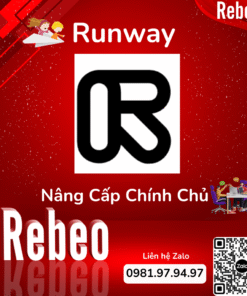 Tài Khoản Runway Standard + Runway Pro Cấp sẵn 1 Tháng Giá Rẻ - REBEO Shop