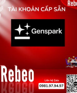 Nâng Cấp Genspark 1 Tháng- Tài Khoản Cấp Sẵn Chính Hãng, Giá Rẻ Tại RebeoShop