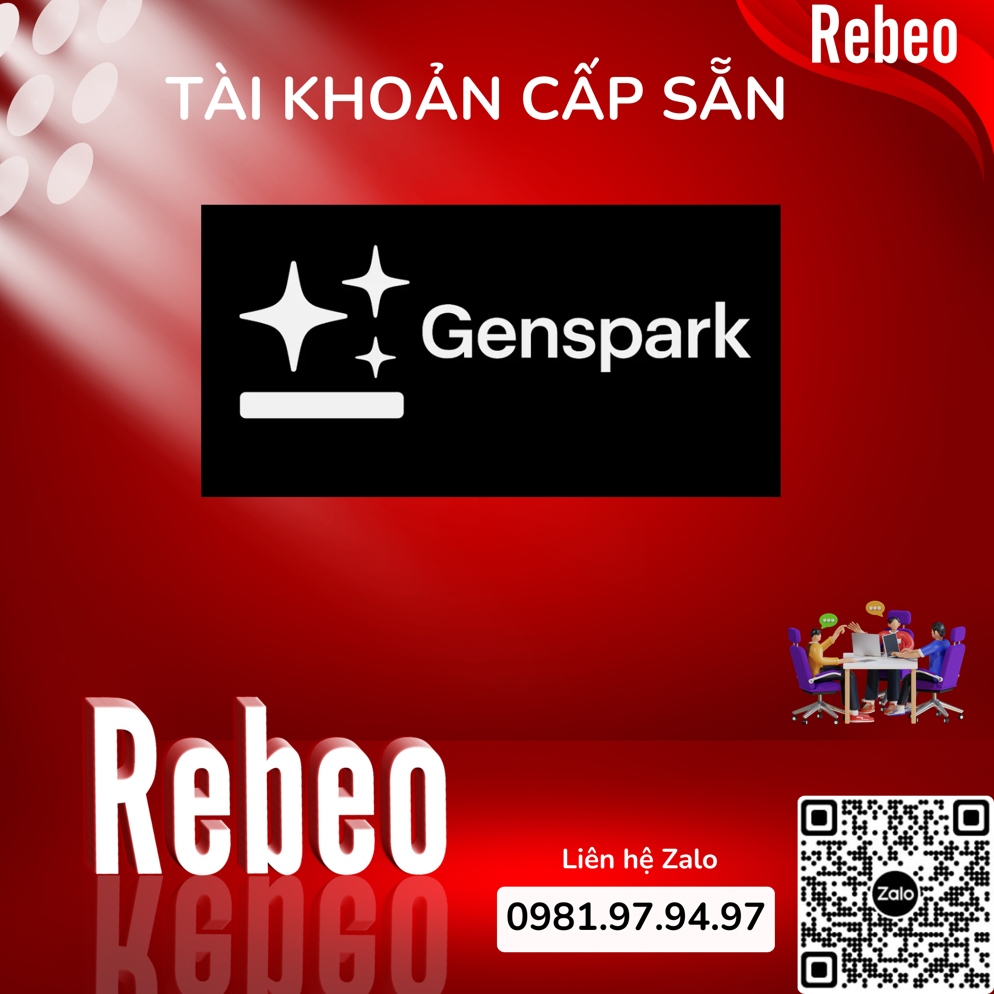 Nâng Cấp Genspark 1 Tháng- Tài Khoản Cấp Sẵn Chính Hãng, Giá Rẻ Tại RebeoShop