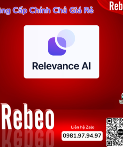 Mua Tài Khoản Relevance AI Pro Giá Rẻ, Nâng Chính Chủ 1 Tháng - Rebeo Shop
