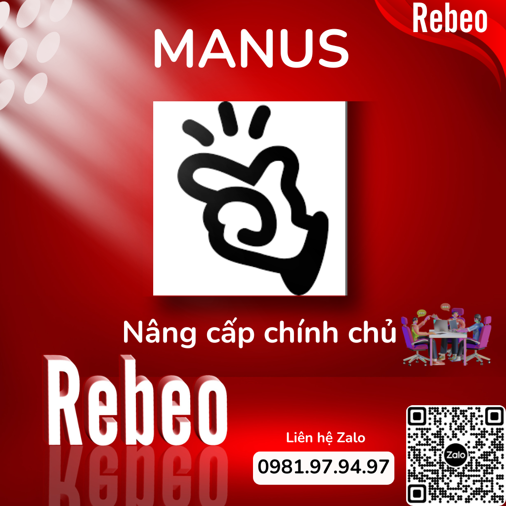 Tài Khoản Manus AI Pro + Plus 1 Tháng Giá Rẻ - REBEO Shop