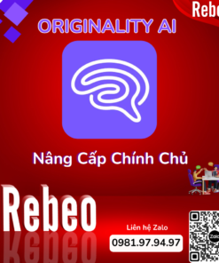 Mua Tài Khoản Originality AI Chính Chủ - Công Cụ Phát Hiện Nội Dung AI & Đạo Văn Cho Blogger và Doanh Nghiệp - Giá Tốt Tại Rebeo Shop