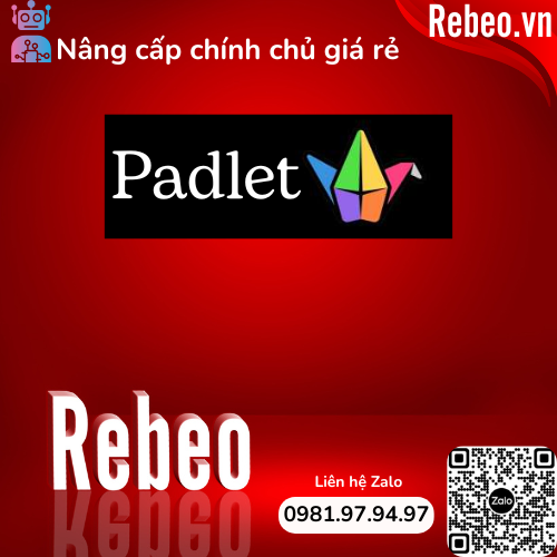 Tài Khoản Padlet Chính Chủ Gold & Platinum 12 Tháng - Rebeo Shop